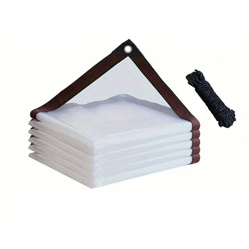 🌧️🛡️50% OFF – Sturdy & Transparent Waterproof Tarpaulin | UV-resistant, tear-resistant and perfect for garden, balcony, car and outdoor protection 🌧️🛡️