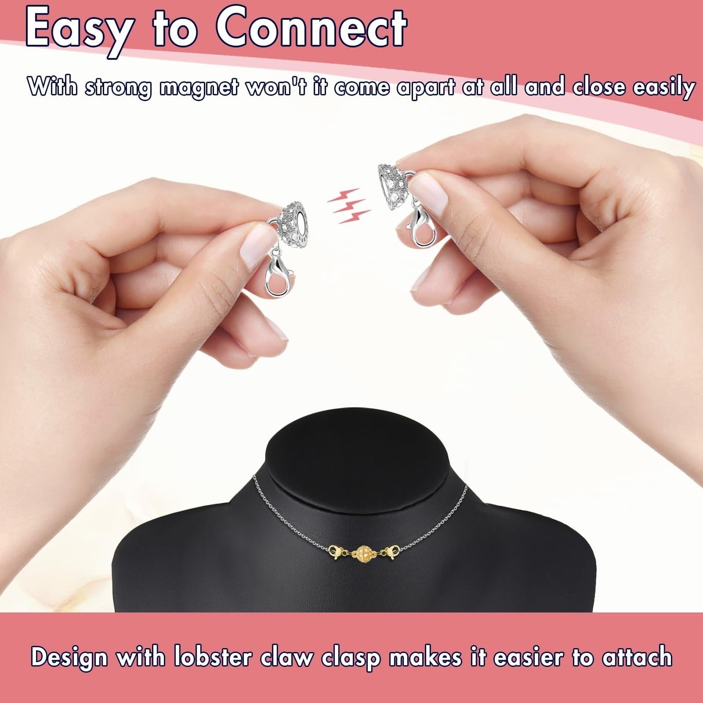 🔥Magnetic Necklace Clasps and Closures