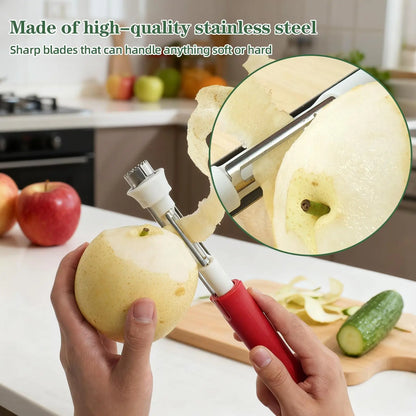 🍐Must-Have Kitchen Gadget | Core & Peel All Fruits Easily