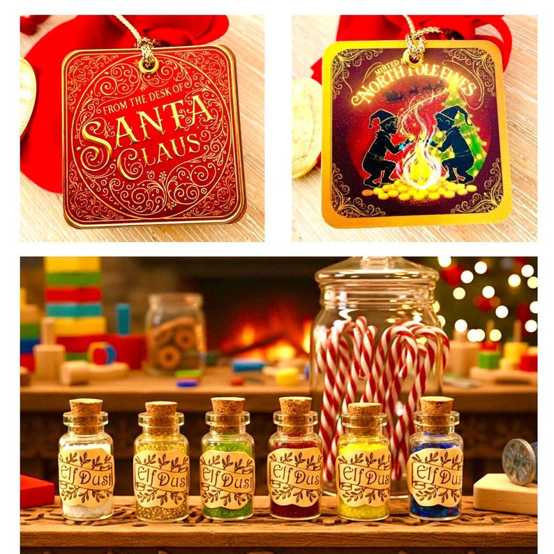 🎄🎅Santa Gold Coin ‘THANK YOU For The Milk & Cookies’!